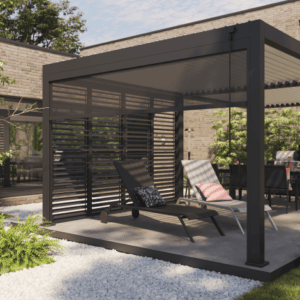 Cortina para pérgola Astra 365 Gris Antracita